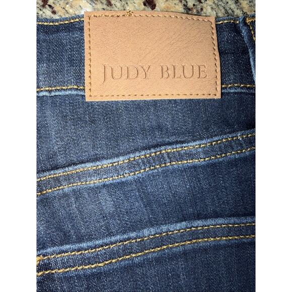 Judy Blue Straight Fit High Rise Dark Wash Jeans 9/29 - Picture 8 of 9
